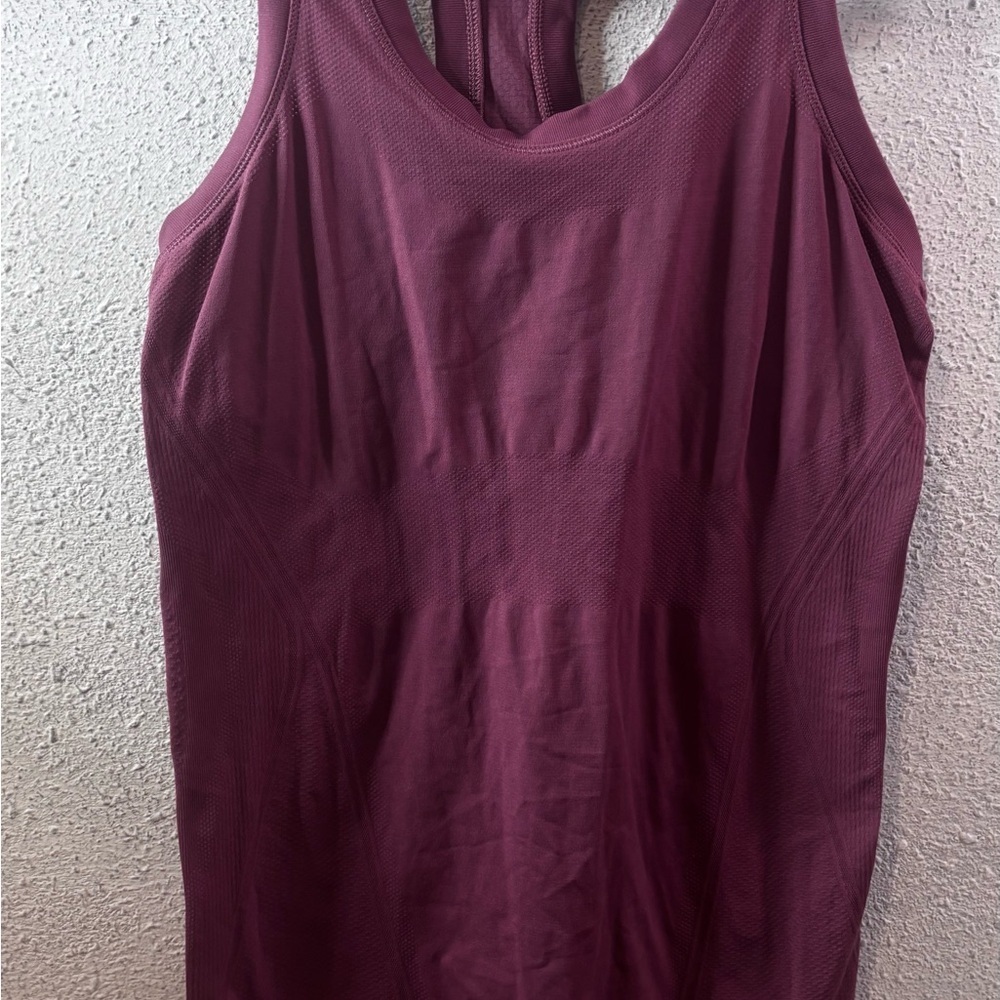 Athleta Women's Burgundy Tank Top - Picture 1 of 4